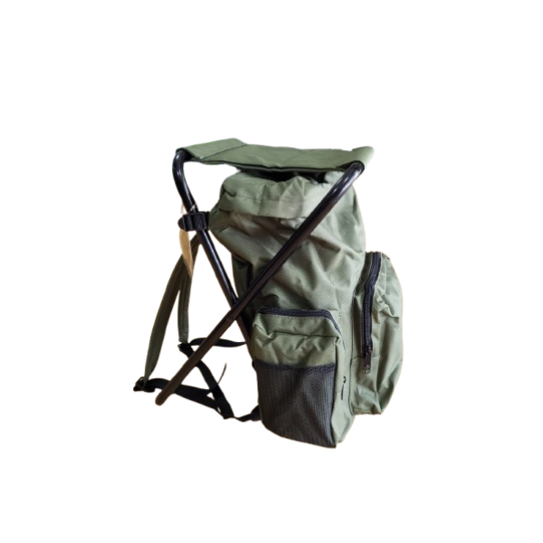 MOCHILA Y BANQUILLO 4568 VERDE MILITAR 4568